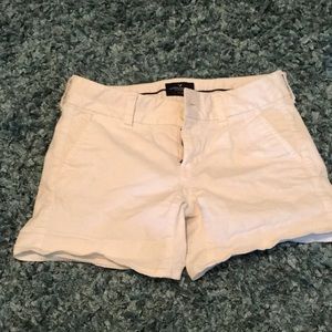 American Eagle White Twill Shorts 00/14 girls